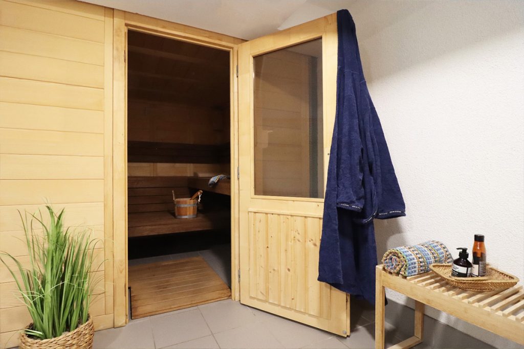 26 Sauna im Untergeschoss